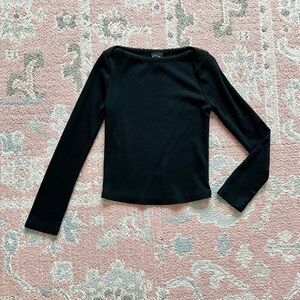 Art Class Ribbed Long Sleeve Tee